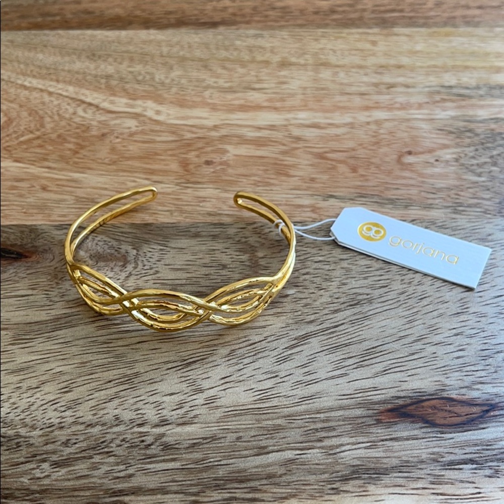 Gorjana Mesa Wave Cuff Bracelet - Gold - Picture 6 of 10